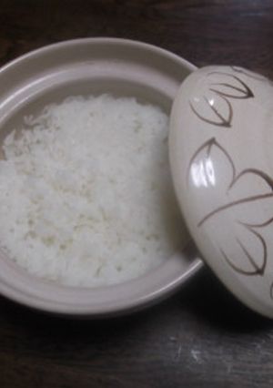 土鍋でご飯-レシピのメイン写真