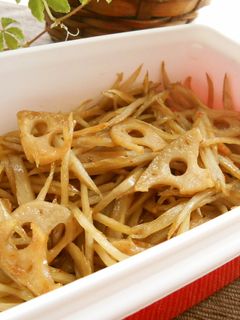 簡単☆蓮根とごぼうのきんぴら-レシピのメイン写真