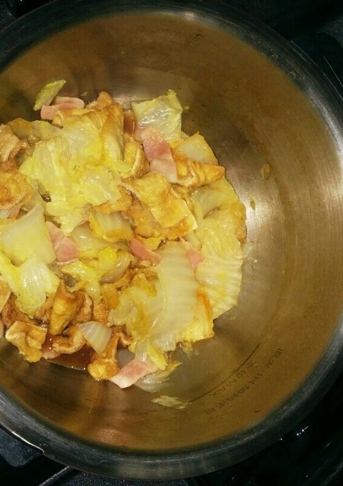 ホットクック★白菜と油揚げの煮物30分-レシピのメイン写真