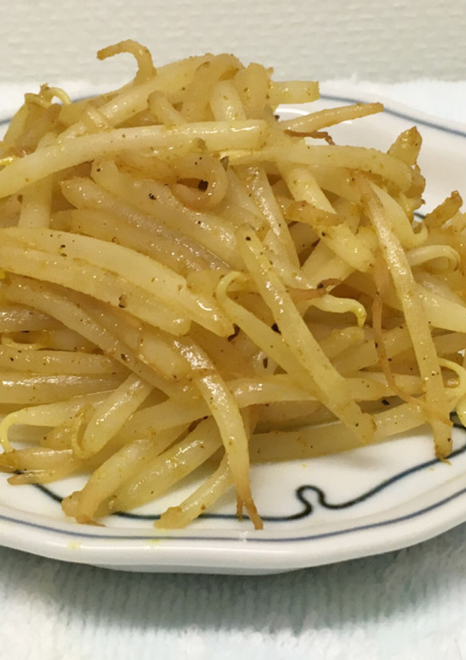 簡単♪ カレー風味のもやし炒め 3分-レシピのメイン写真
