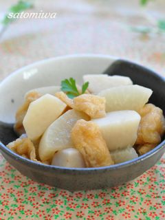 大根✿里芋✿あげの簡単煮物-レシピのメイン写真
