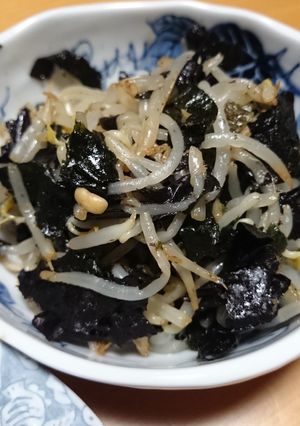 どっちが主役？もやし海苔酢あえ-レシピのメイン写真