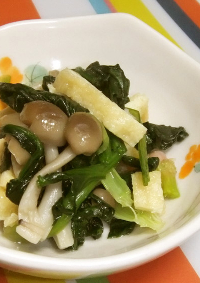 青菜としめじの煮浸し-レシピのメイン写真