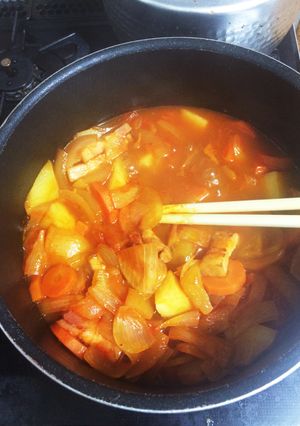 ケチャップ煮-レシピのメイン写真