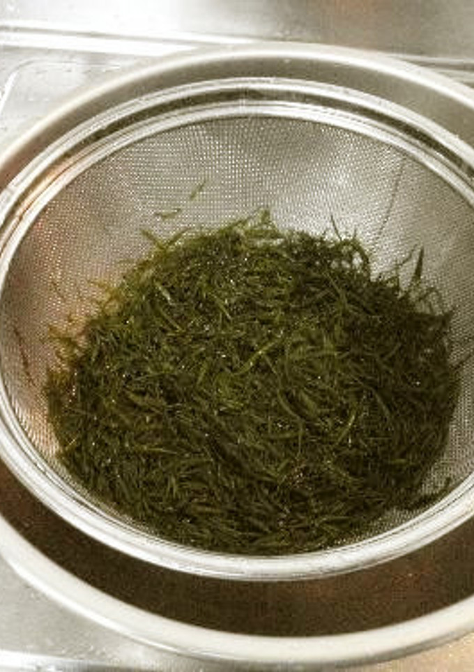 【海の京都】生アカモクの下処理方法-レシピのメイン写真