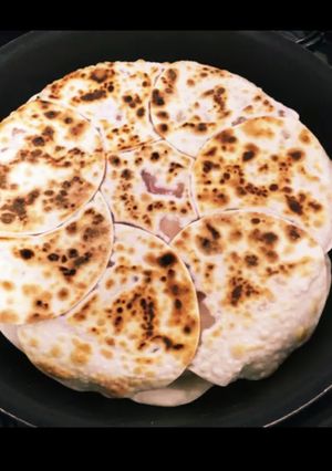 餃子の皮で餅チーズ挟み焼き-レシピのメイン写真