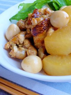 手羽元と大根の照り煮。【圧力鍋】-レシピのメイン写真