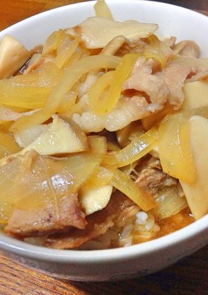 我が家の豚丼-レシピのメイン写真