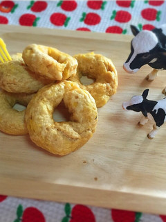 モチモチ♪きなことおいものおやつベーグル-レシピのメイン写真