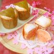 桜クリーム♡ふんわりカップシフォンケーキ