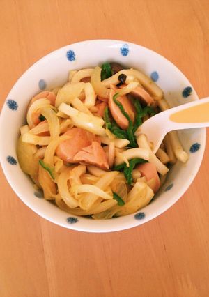 ピーマン嫌いもペロリ。カレー焼きうどん-レシピのメイン写真