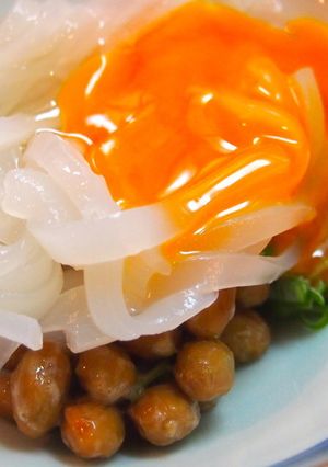 剣先烏賊と大粒納豆でイカ納豆-レシピのメイン写真