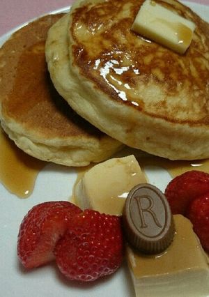 もっちり餅もちホットケーキ.*✿-レシピのメイン写真