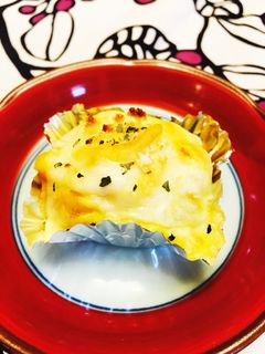 お弁当に♪〜残った南瓜サラダでグラタン〜-レシピのメイン写真