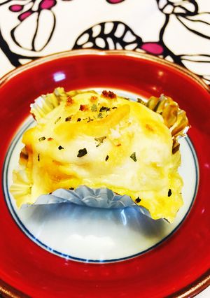 お弁当に♪〜残った南瓜サラダでグラタン〜-レシピのメイン写真