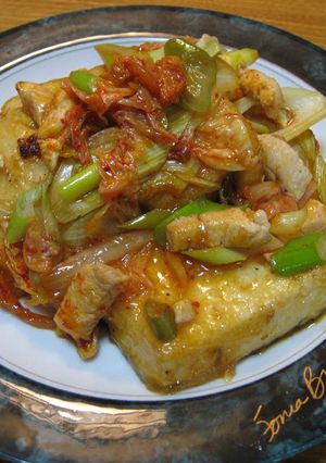 キムチ揚げだし豆腐-レシピのメイン写真