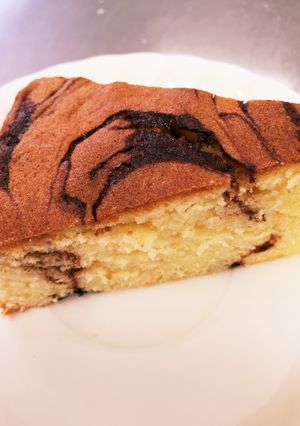 マーブルバウンドケーキ-レシピのメイン写真