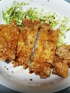 節約 糖質制限!豚カツ-レシピのメイン写真