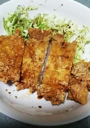 節約 糖質制限!豚カツ-レシピのメイン写真