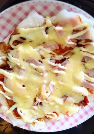 簡単!餅お好み焼き?!(餅ピザにも♪)-レシピのメイン写真