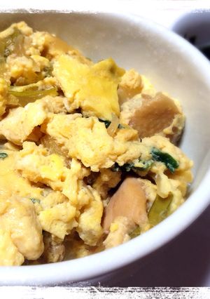 ふわとろ♪豆腐入り親子丼-レシピのメイン写真