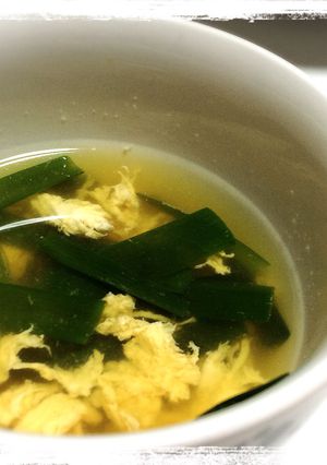 5分で簡単♪ニラたまスープ-レシピのメイン写真