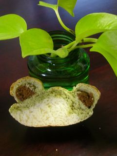 レンジパンで「かえるちゃん」♪-レシピのメイン写真