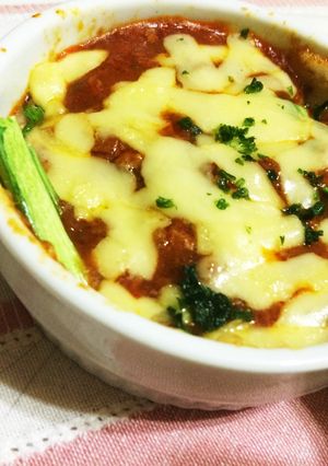 餅グラタン♡市販ソースで焼くだけ簡単!-レシピのメイン写真