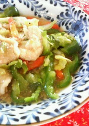 豚肉ソテー☆野菜たっぷりカレーあん♪♪-レシピのメイン写真