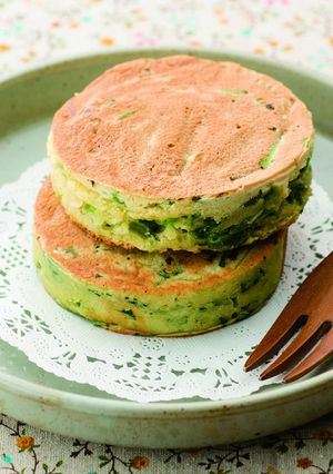 にらパンケーキ-レシピのメイン写真