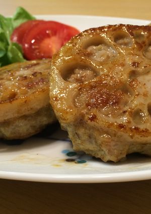 ハスのハンバーグ-レシピのメイン写真