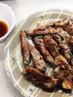 茄子と大葉の豚肉巻き-レシピのメイン写真