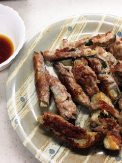 茄子と大葉の豚肉巻き-レシピのメイン写真