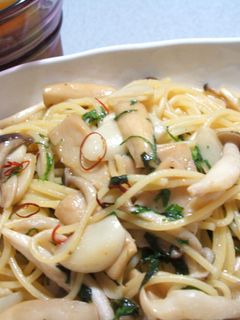 きのことしその和風パスタ♪-レシピのメイン写真
