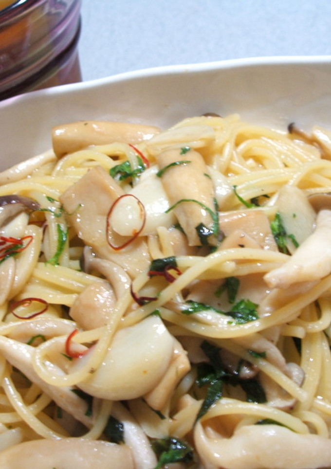 きのことしその和風パスタ♪-レシピのメイン写真