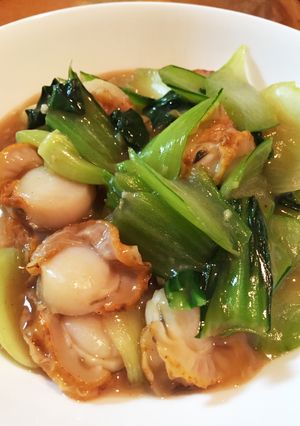 ベビー帆立とチンゲン菜のオイスター炒め-レシピのメイン写真