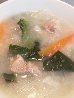ポカポカ♪生姜とすりレンコンのスープ-レシピのメイン写真