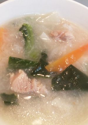 ポカポカ♪生姜とすりレンコンのスープ-レシピのメイン写真