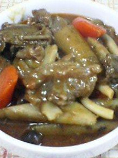 牛すじとゴボウのデミグラスソース煮-レシピのメイン写真