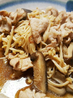 豚肉ときのこの簡単煮-レシピのメイン写真