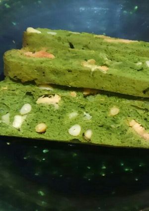 米油でビスコッティ❤抹茶ホワイトチョコ-レシピのメイン写真