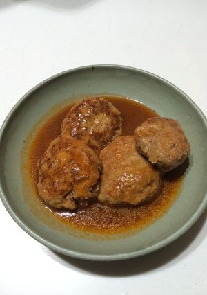 うまし!煮込みハンバーグ-レシピのメイン写真