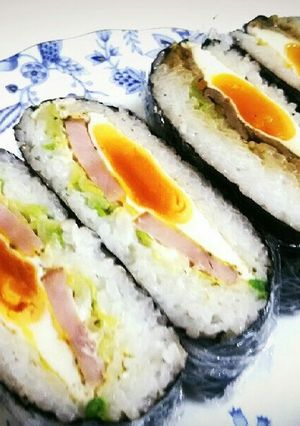 ボリュームおにぎらず\(^-^)/-レシピのメイン写真