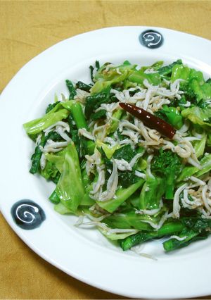 ✿菜の花としらすのペペロンチーノ風✿-レシピのメイン写真