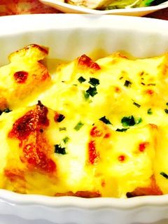 厚揚げのネギ味噌マヨグラタン♪-レシピのメイン写真