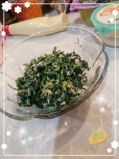 *ほうれん草ツナマヨあえ~*-レシピのメイン写真