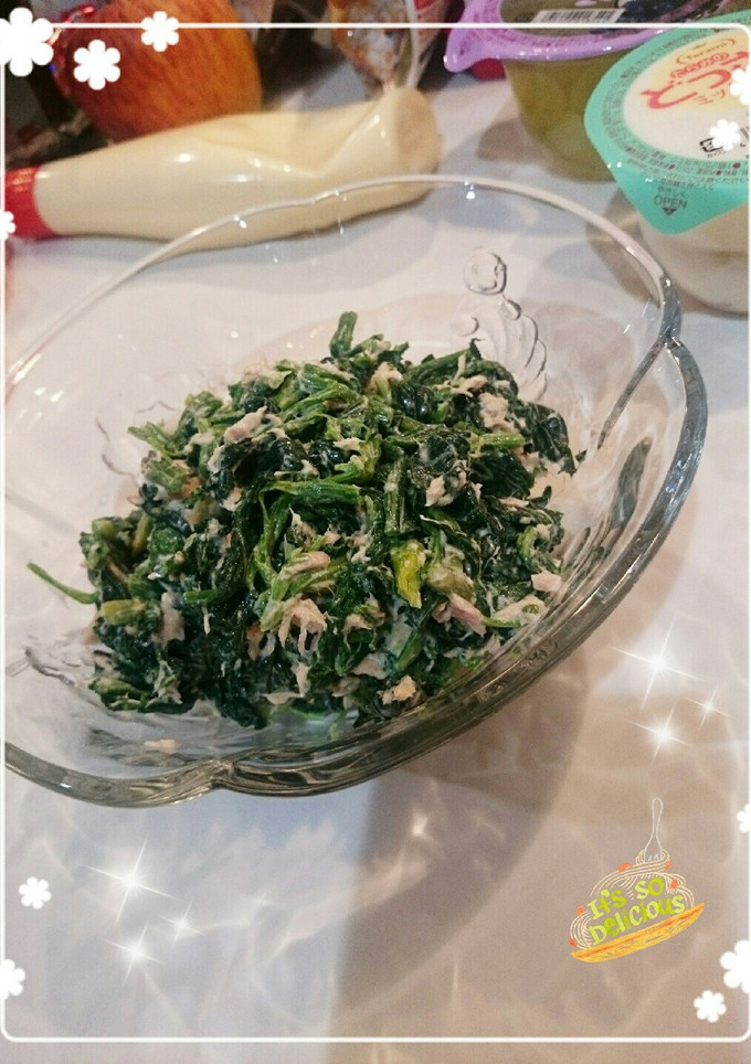 ＊ほうれん草ツナマヨあえ～＊-レシピのメイン写真