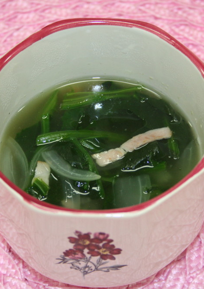 ほうれんそうのスープ-レシピのメイン写真