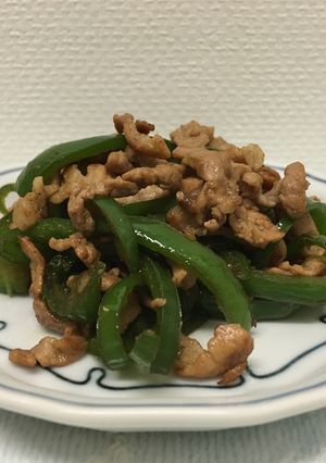 簡単極旨♪ 豚肉とピーマンの炒め物 5分-レシピのメイン写真