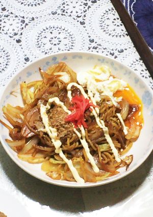 糸こんにゃくでヘルシー焼きそば-レシピのメイン写真